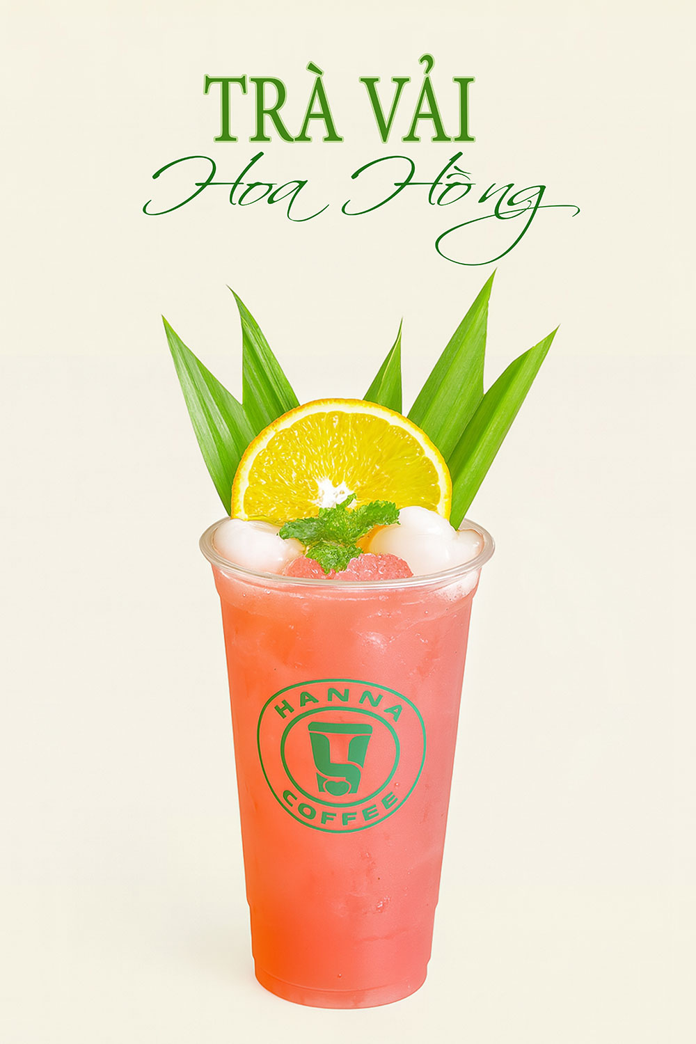 Trà vải hoa hồng